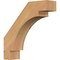 Ekena Millwork 3 1/2"W x 14"D x 14"H Merced Smooth Knee Brace, Western Red Cedar BRC04X14X14MRC00SWR - alternate 1